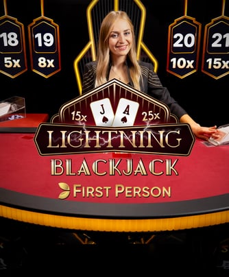 First Person Lightning Blackjack