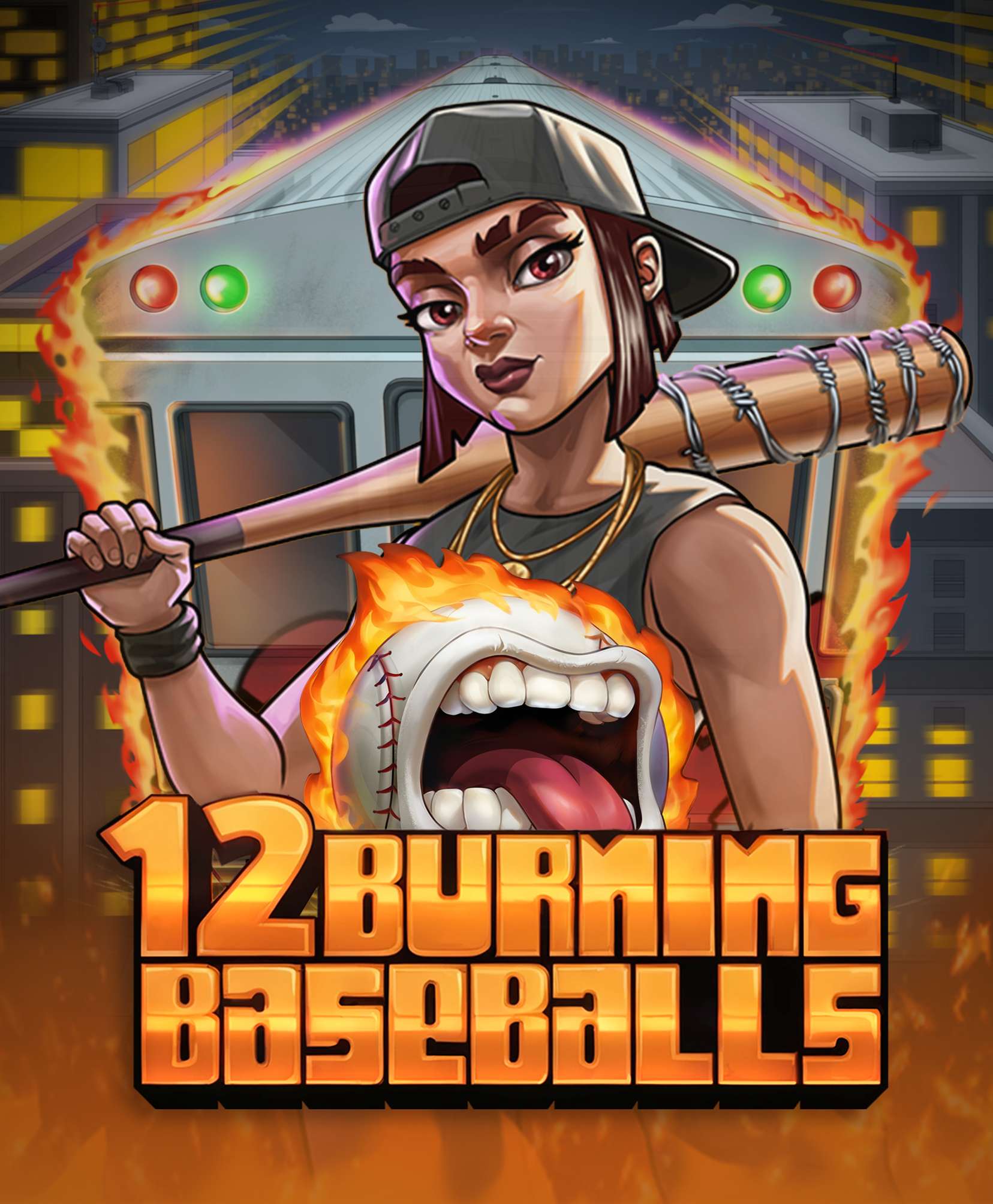 12 Burning Baseballs
