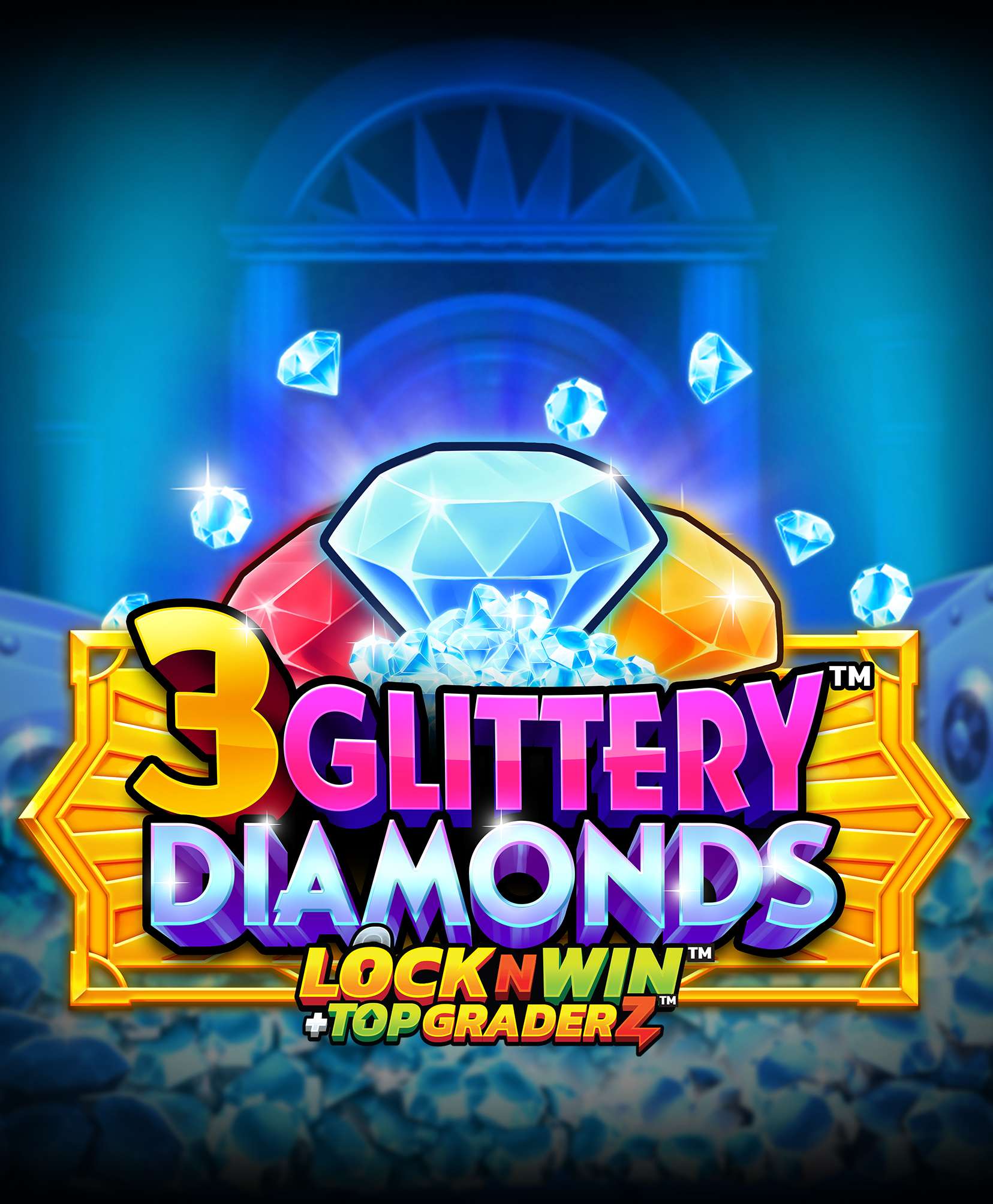 3 Glittery Diamonds