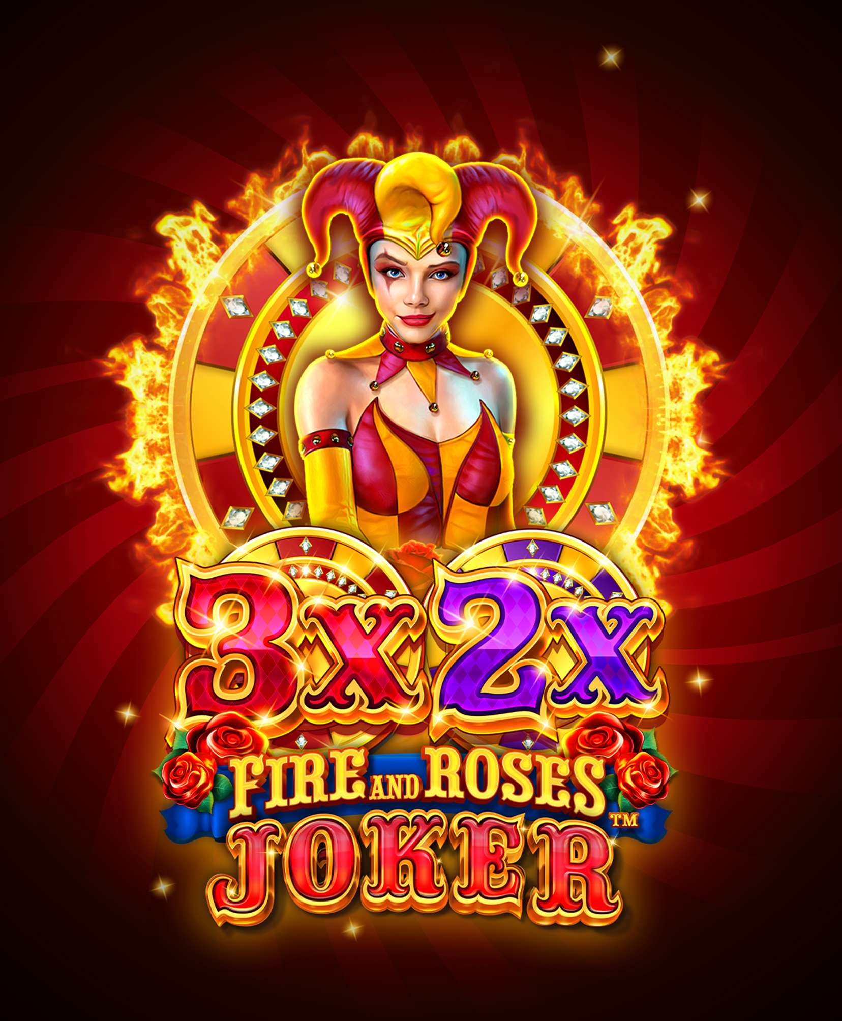 3x 2x Fire and Roses Joker