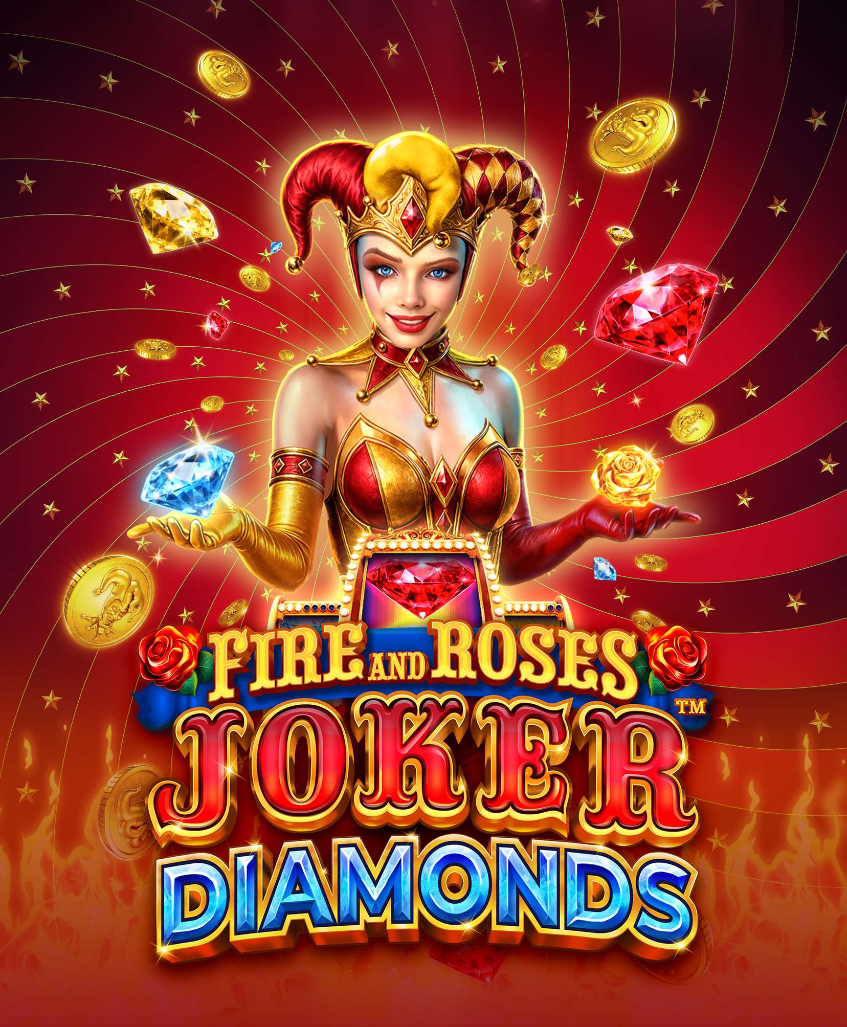 Fire and Roses Joker Diamonds