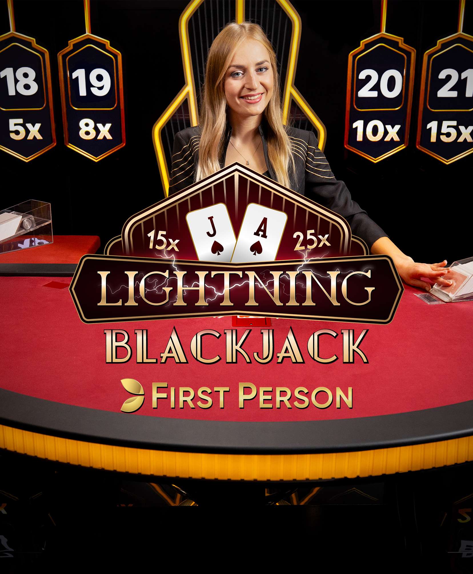 First Person Lightning Blackjack