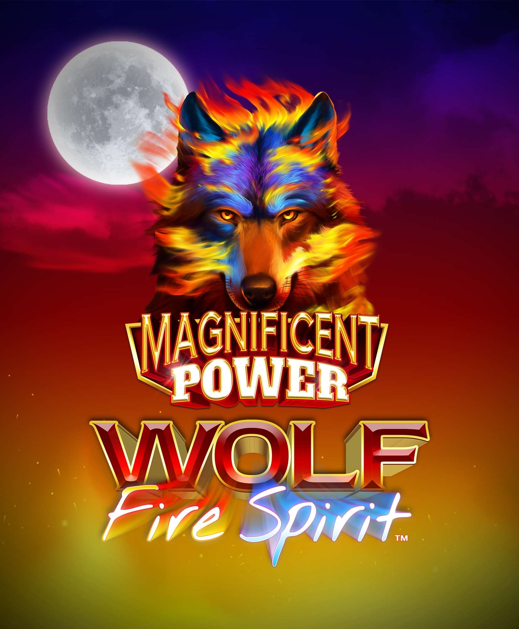 Magnificent Power Wolf Fire Spirit