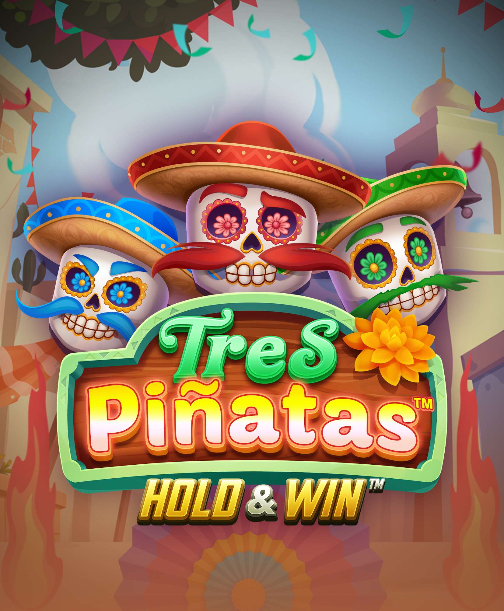Tres Pinatas Hold & Win