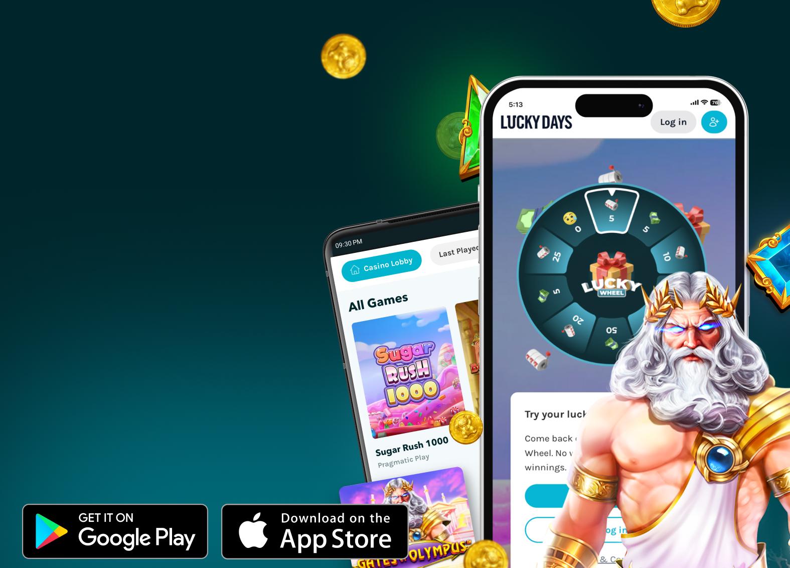 Play on the go with
our Mobile App!