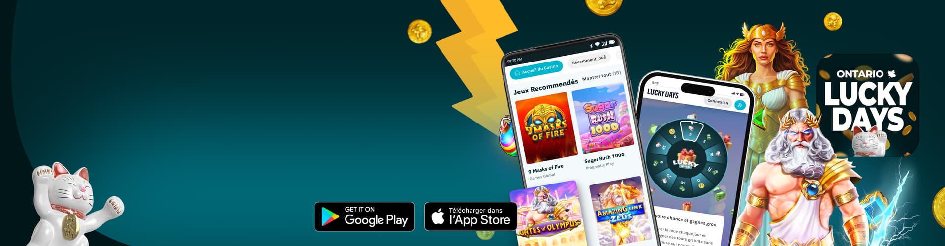 Tentez votre chance sur
notre Application mobile !
