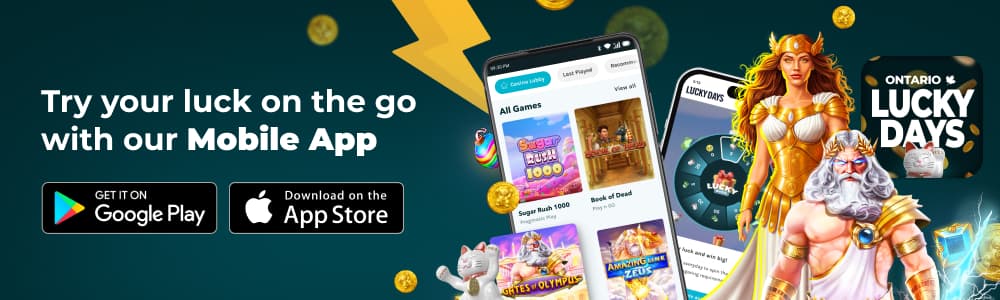 🎰 Carry luck with you with the Lucky Days Ontario app!